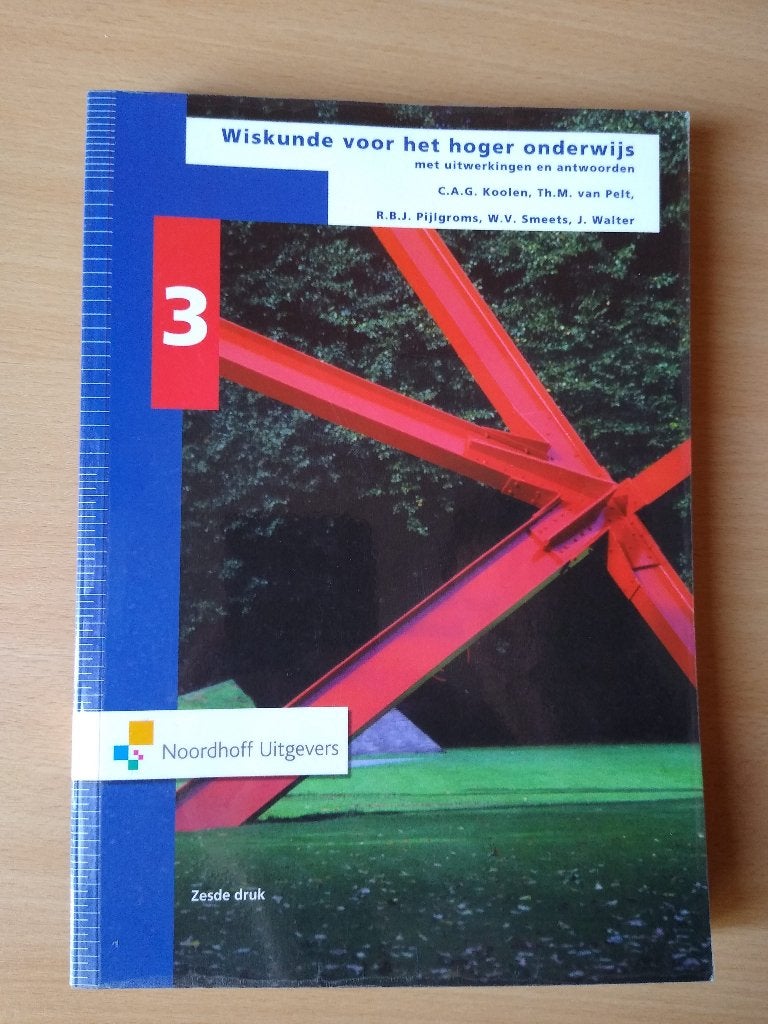 Wiskunde voor het hoger onderwijs, Boeken, Studieboeken en Cursussen, Ophalen of Verzenden, Beta, Zo goed als nieuw, HBO