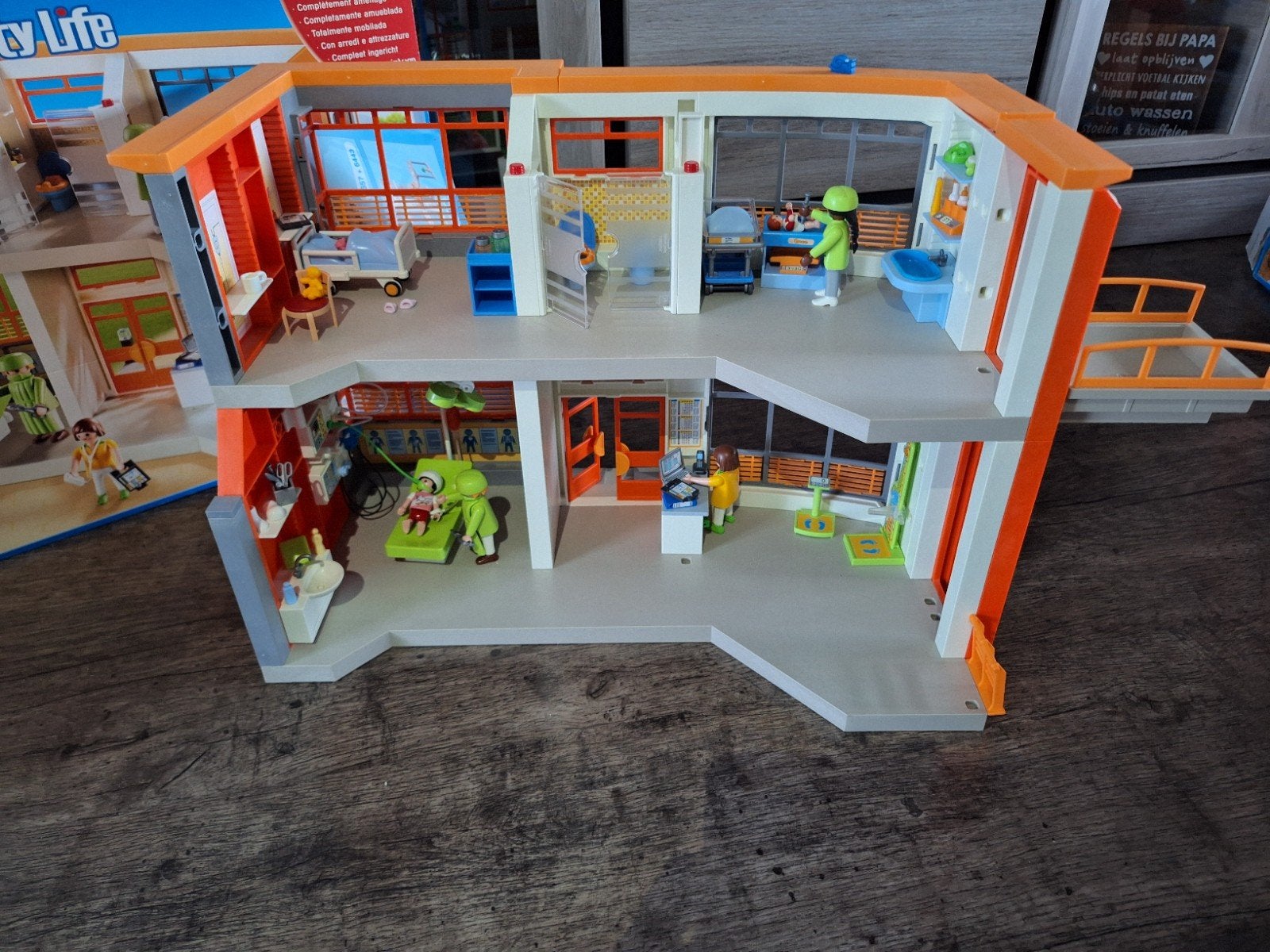 Playmobil City Life 6657 Kinderziekenhuis met inrichting, Kinderen en Baby's, Speelgoed | Playmobil, Ophalen, Gebruikt, Gebouw