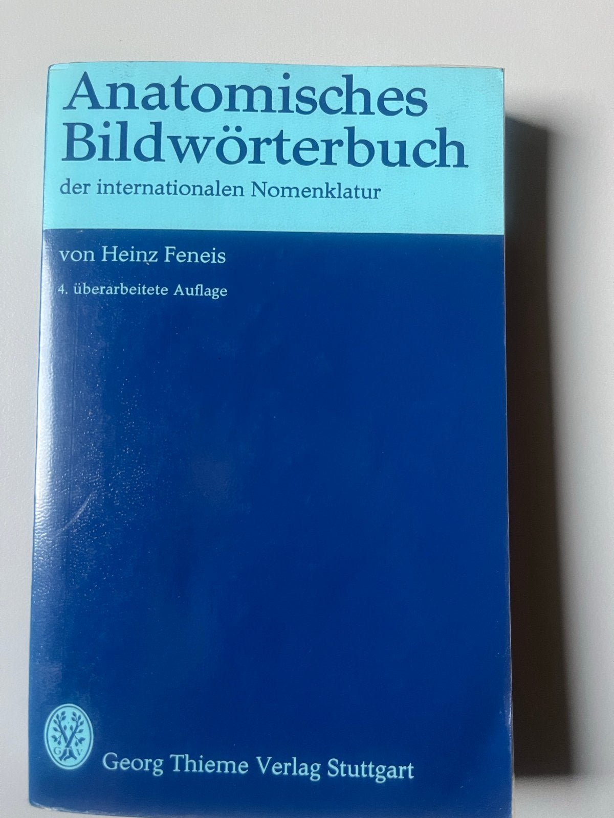 Anatomisches Bildwörterbuch - Heinz Feneis, Ophalen of Verzenden, Gelezen, Overige uitgevers, Duits