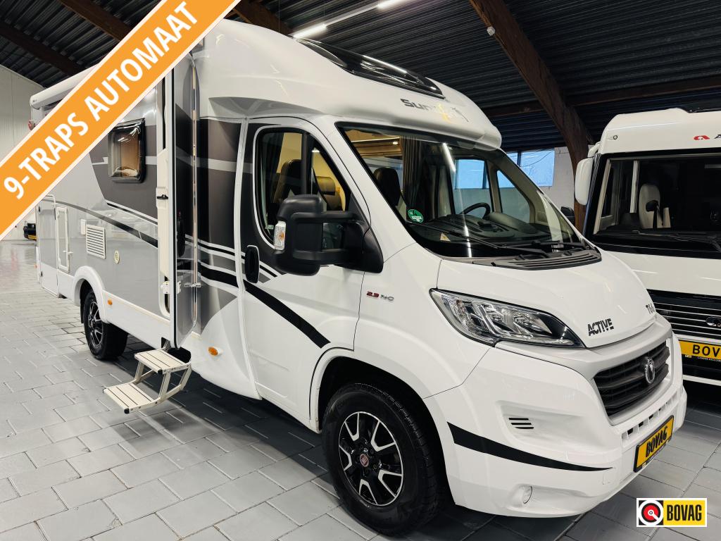 Sunlight T66 Enkele bedden Automaat Enkele bedden 2021, Caravans en Kamperen, Campers, Automaat, Afzuigkap, Standaard zit, Sunlight