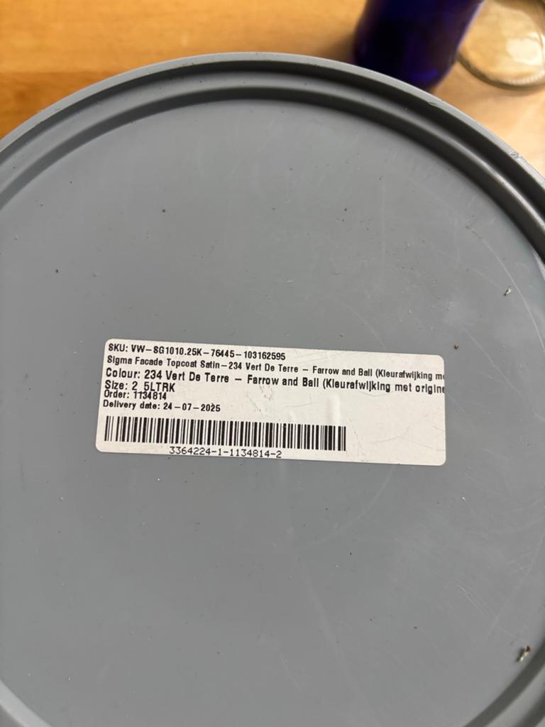Sigma Facade Topcoat en sikkens rubbol satura, Ophalen, Minder dan 5 liter, Groen, Verf
