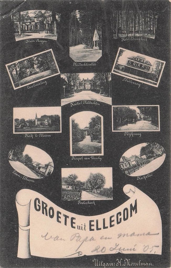 702-431-023 Ellecom, Verzamelen, Verzenden, Voor 1920, Gelderland