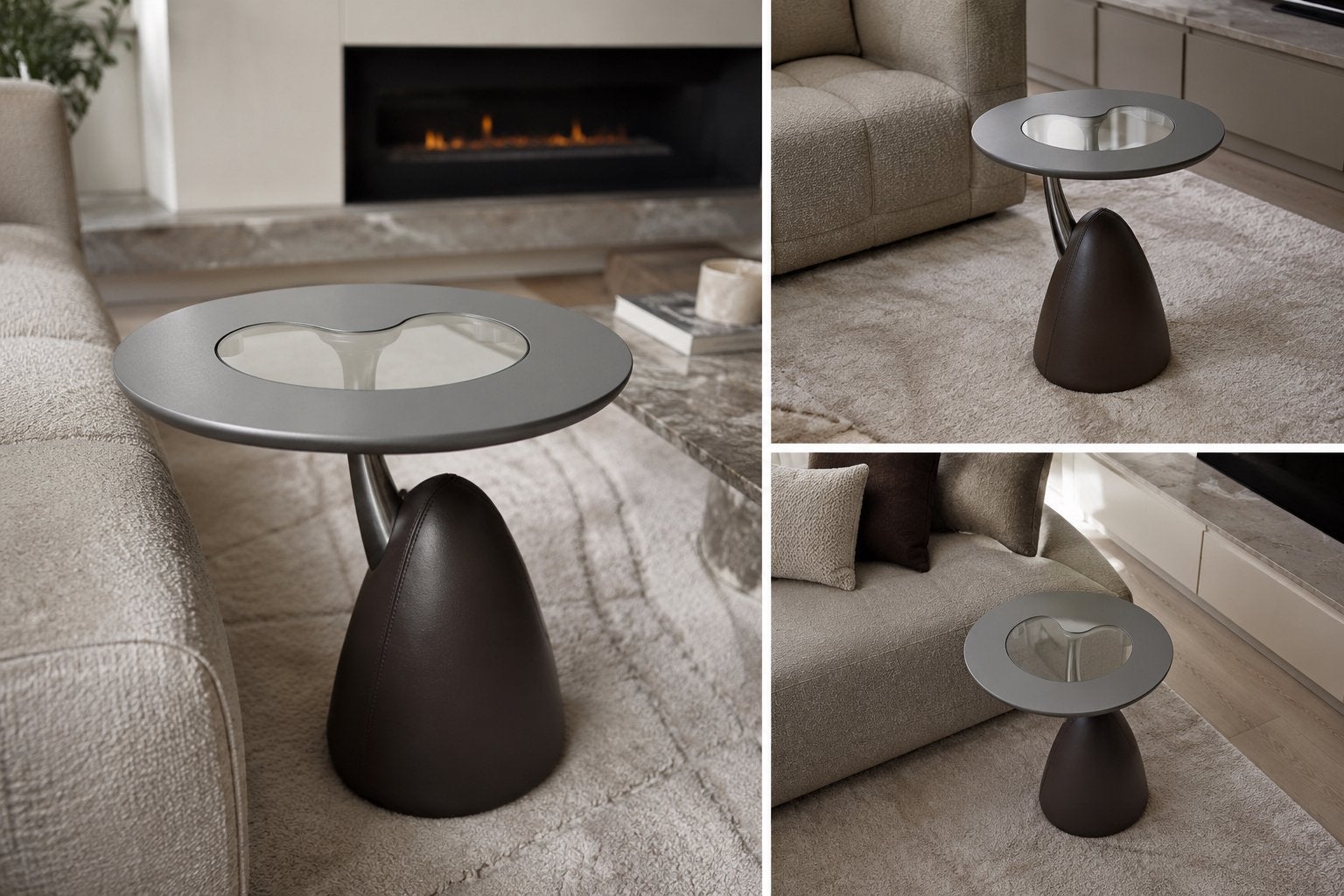 Leolux Cherubino bijzettafel - Design icoon, Huis en Inrichting, Tafels | Bijzettafels, Ophalen, Minder dan 45 cm, Minder dan 55 cm