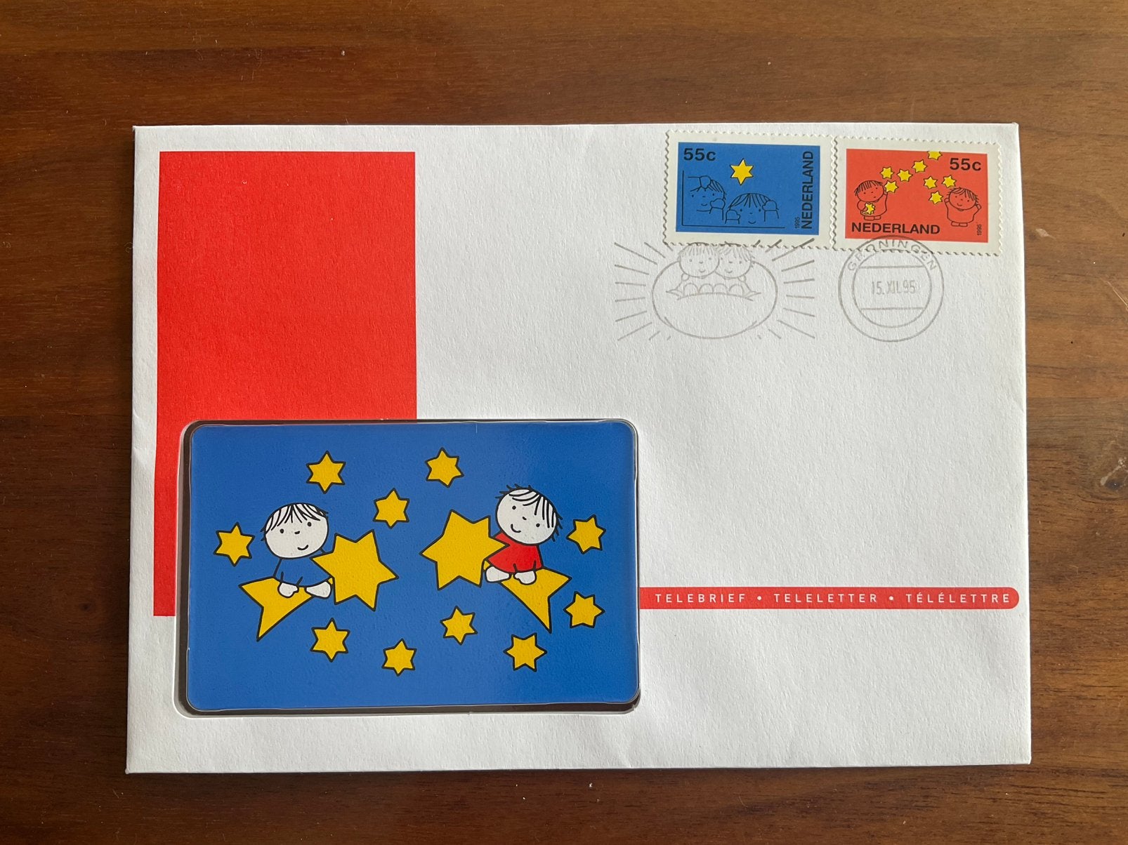 Telebrief 1995 in hoesje - DICK BRUNA, Verzamelen, Ophalen of Verzenden, Nederland