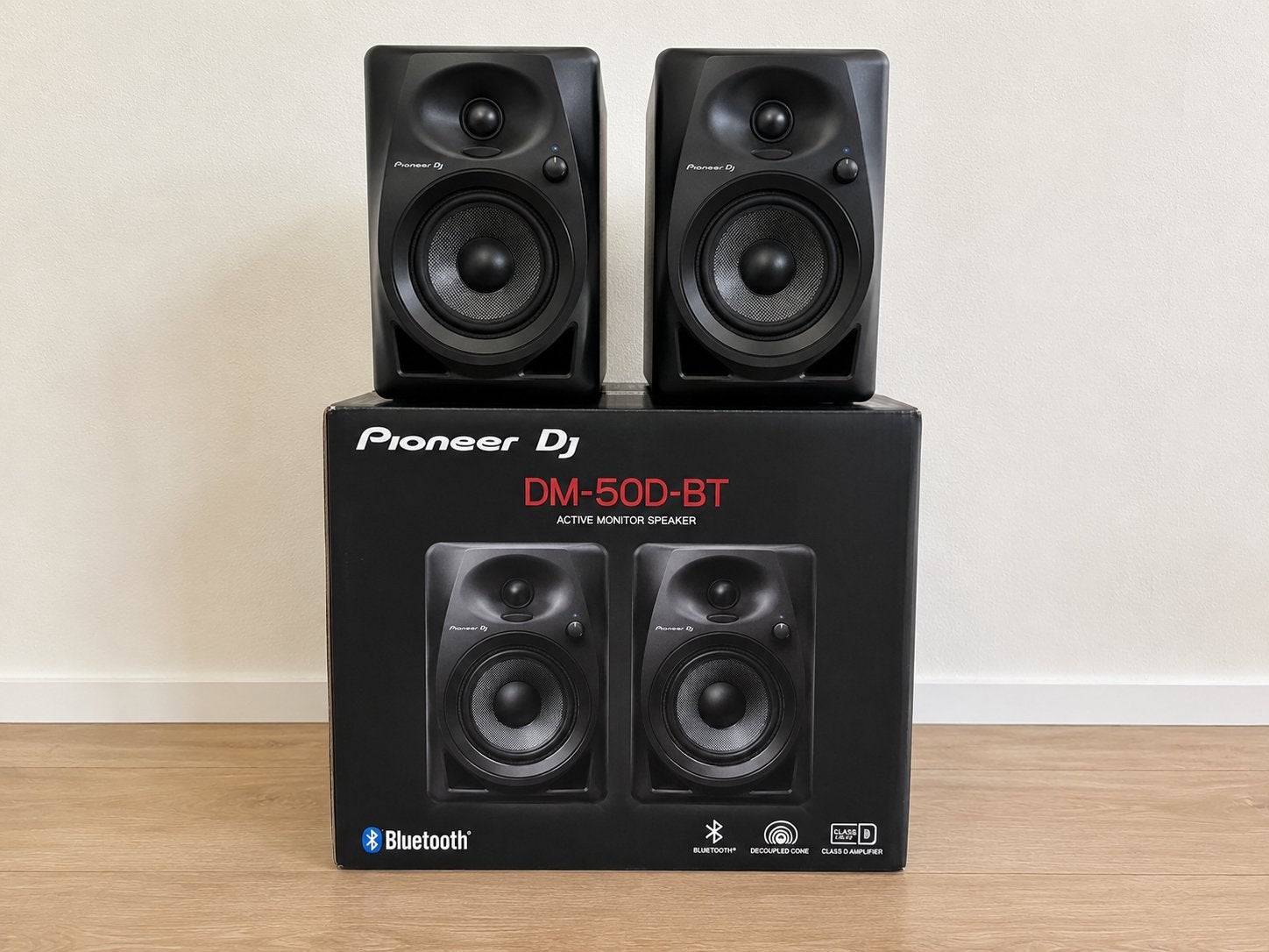 Pioneer DJ DM-50D-BT | ZGAN | In doos incl kabels