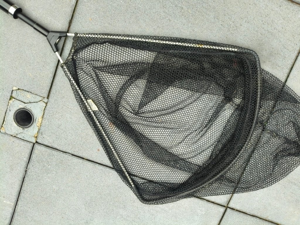 te koop spro schepnet 4.00m, Watersport en Boten, Ophalen, Zo goed als nieuw, Net of Fuik