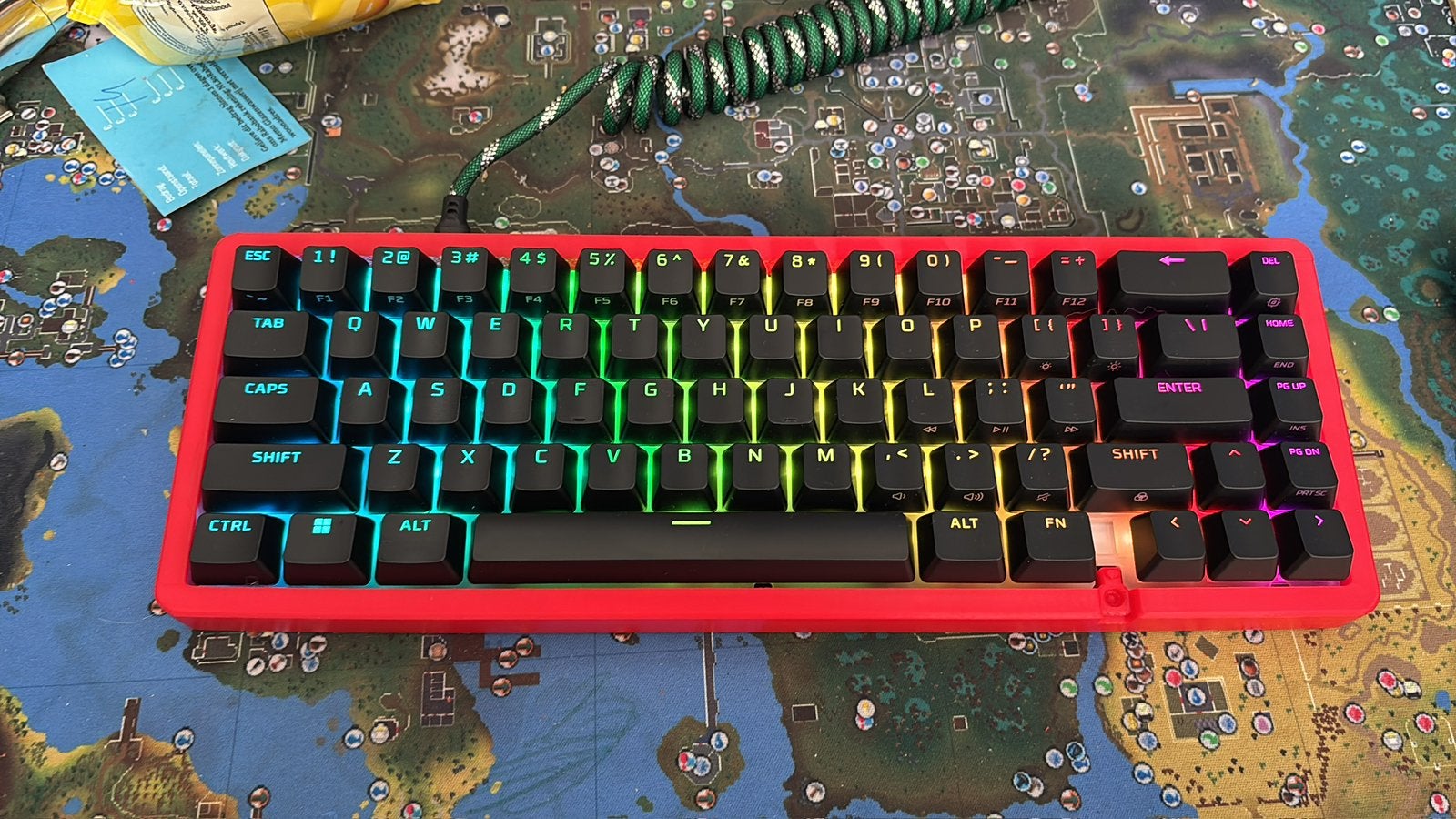 HyperX Origins 2 65% met extra behuizing., Ophalen of Verzenden, Qwerty, Nieuw, Gaming toetsenbord