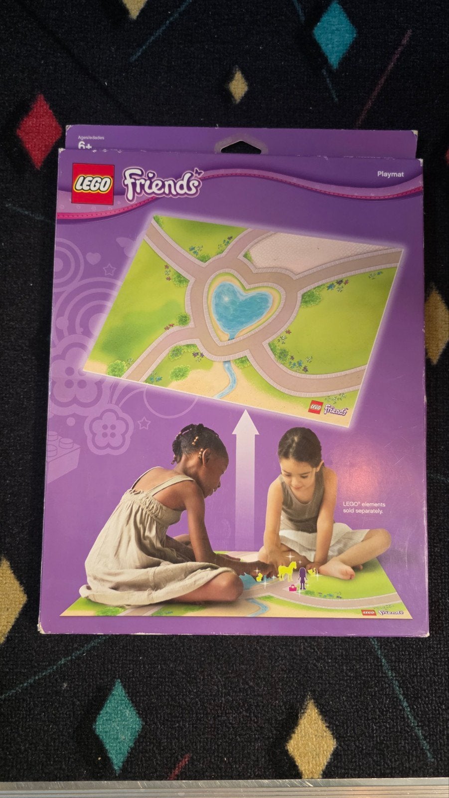 LEGO Friends Speelmat - Dubbelzijdig (116 x 74 cm),, Ophalen of Verzenden, Zo goed als nieuw
