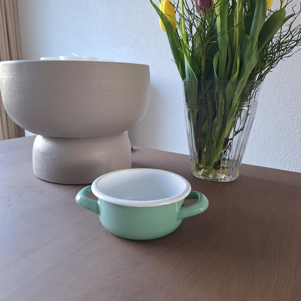 Leuk  emaille pannetje van Kitchen Trend, Huis en Inrichting, Keuken | Servies, Ophalen of Verzenden