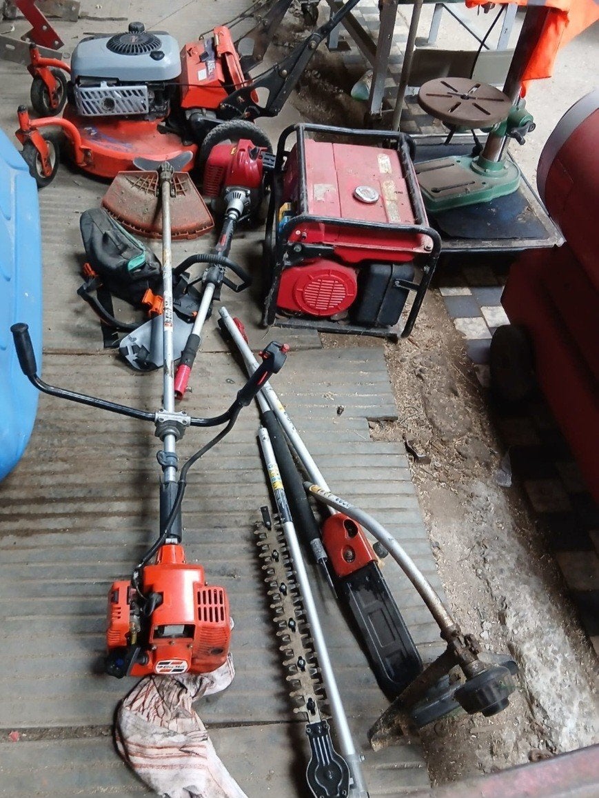 bosmaaiers en heggenschaar, Tuin en Terras, Ophalen of Verzenden, Gebruikt, Elektrisch