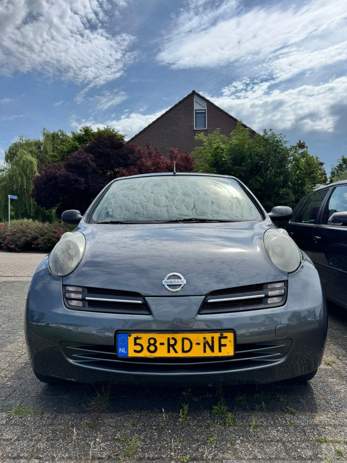 Nissan Micra 1.2 59KW 3DR AUT 2005 Grijs, Auto's, Nissan, 31 €/maand, 4 cilinders, Origineel Nederlands, Micra