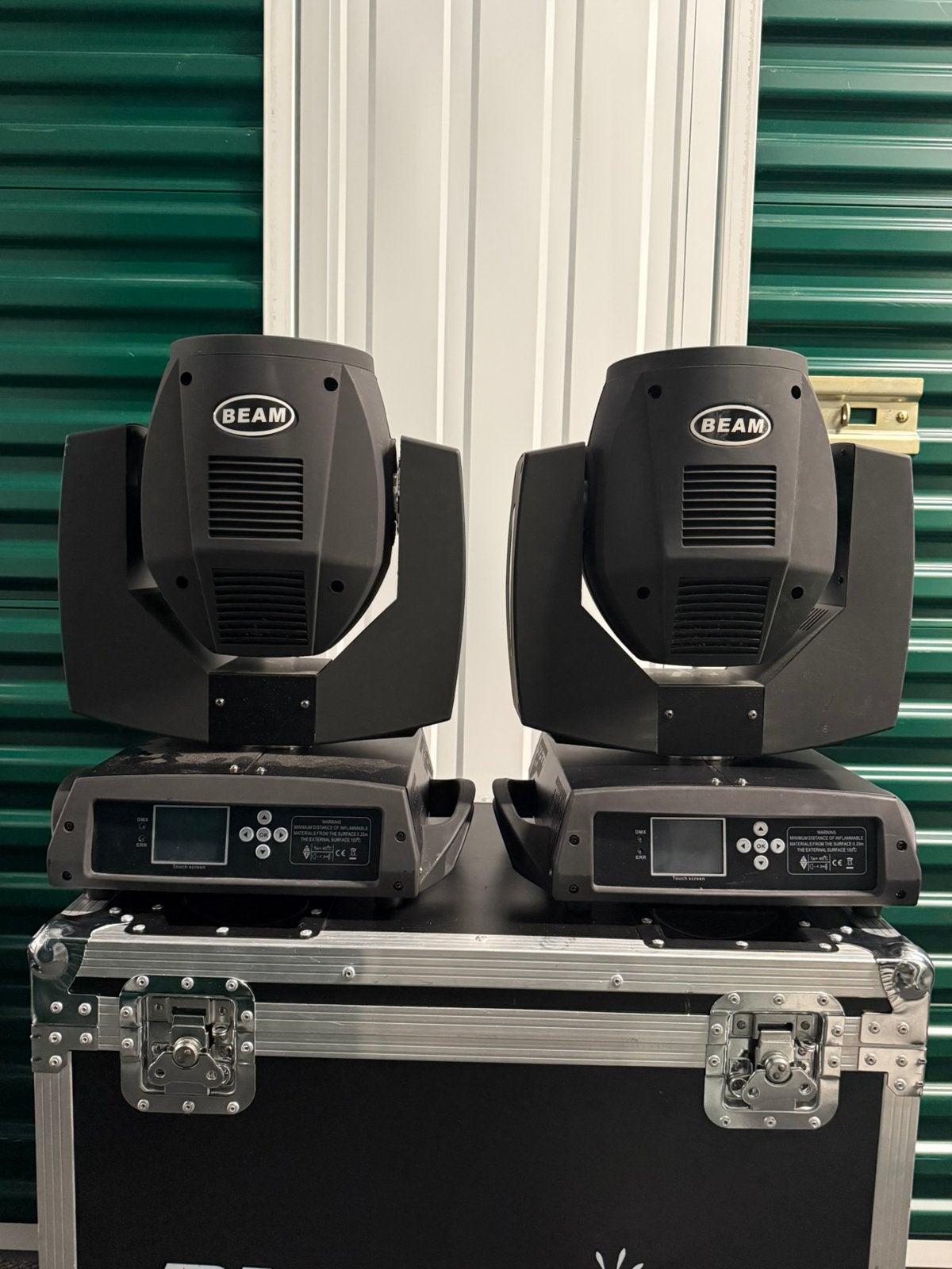 4x Movinghead 230w 7r Beam inc. case, Ophalen of Verzenden, Zo goed als nieuw, Licht
