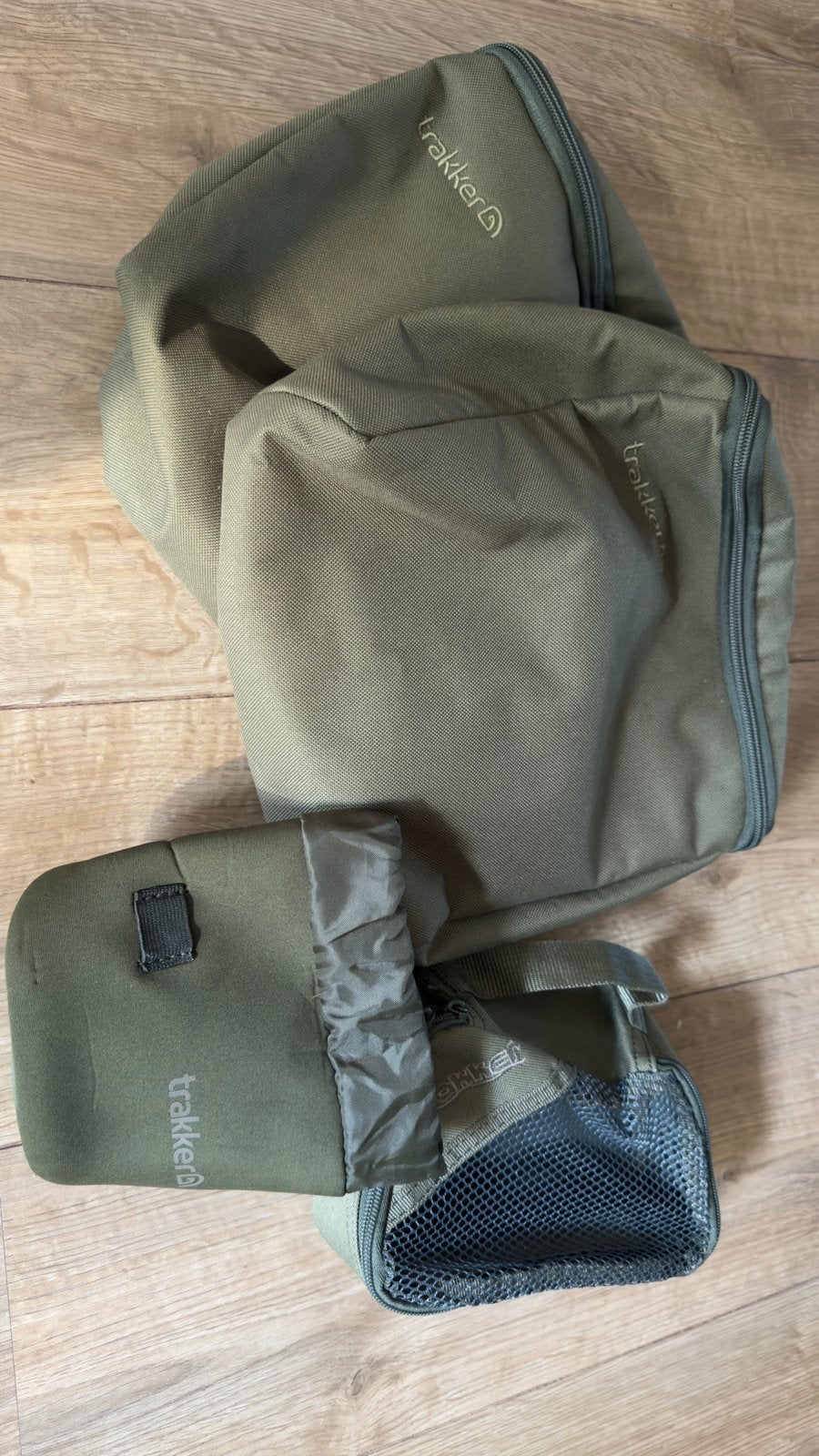 Trakker tassen set - Ideaal voor karpervissen, Ophalen of Verzenden, Zo goed als nieuw, Overige typen