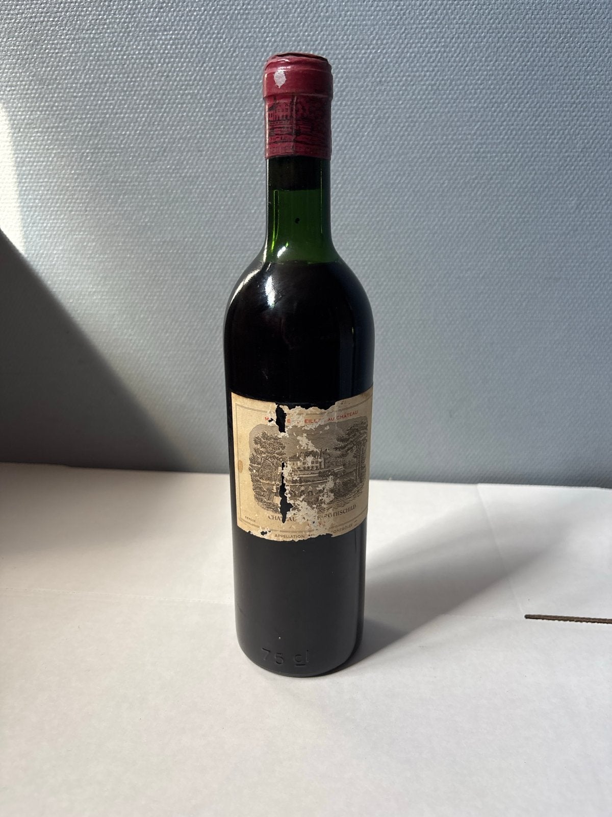 Château Mouton Rothschild 1953- Bordeaux Rode Wijn, Ophalen of Verzenden, Gebruikt, Frankrijk, Rode wijn