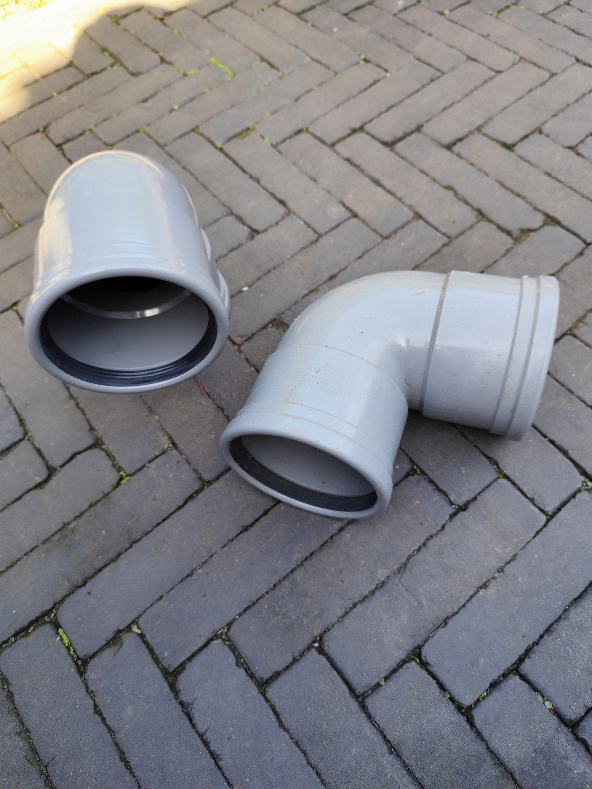 Martens bocht 90 manchet 2x110 mm, Ophalen, Bochten, Pvc, Minder dan 2 meter