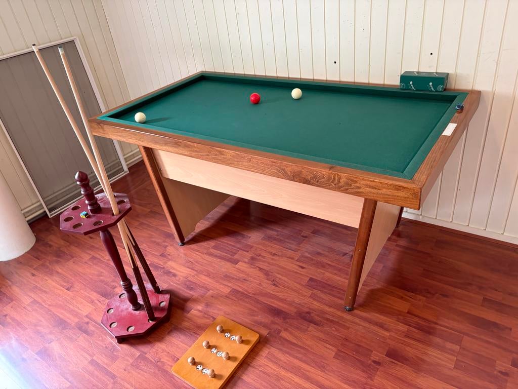 Heemskerk Biljarttafel (150x94 cm) compleet, Sport en Fitness, Biljarten en Poolen, Ophalen, Gebruikt, Biljarttafel