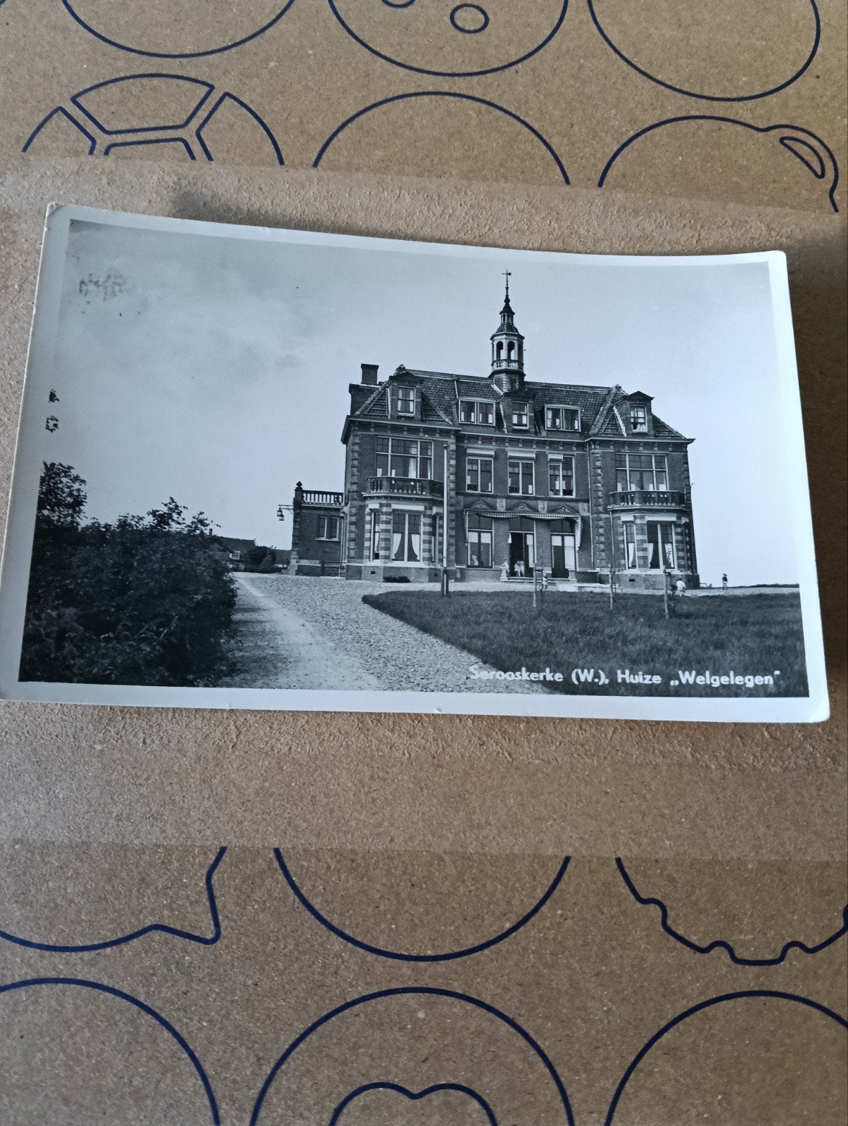Ansichtkaart Serooskerke (W.), Huize "Welgelegen", Ophalen of Verzenden, Voor 1920, Gelopen, Zeeland
