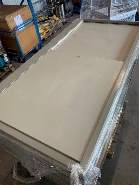 Archiefkast met schuifdeuren  kavel 43, Ophalen, Gebruikt, 100 tot 150 cm, 200 cm of meer