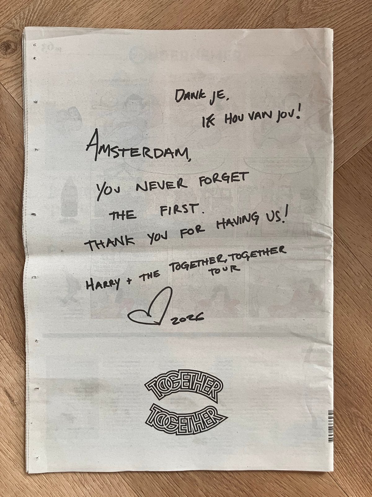 Harry Styles Parool, Ophalen of Verzenden, Nieuw