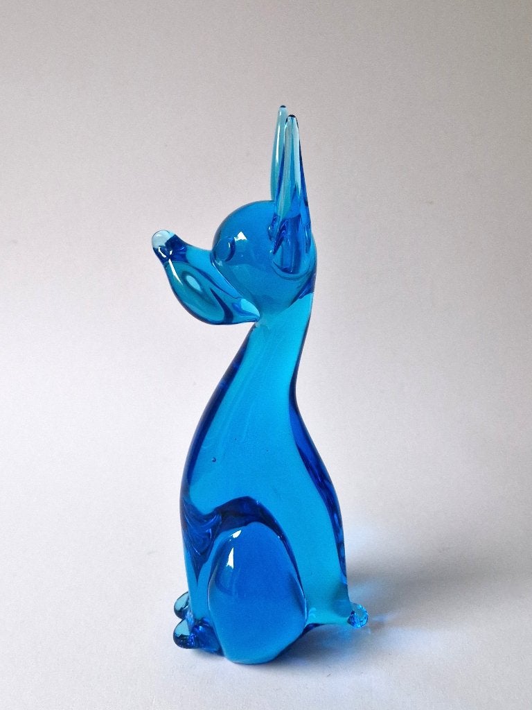 Grote hond van FM Konstglas Zweden, Ophalen of Verzenden