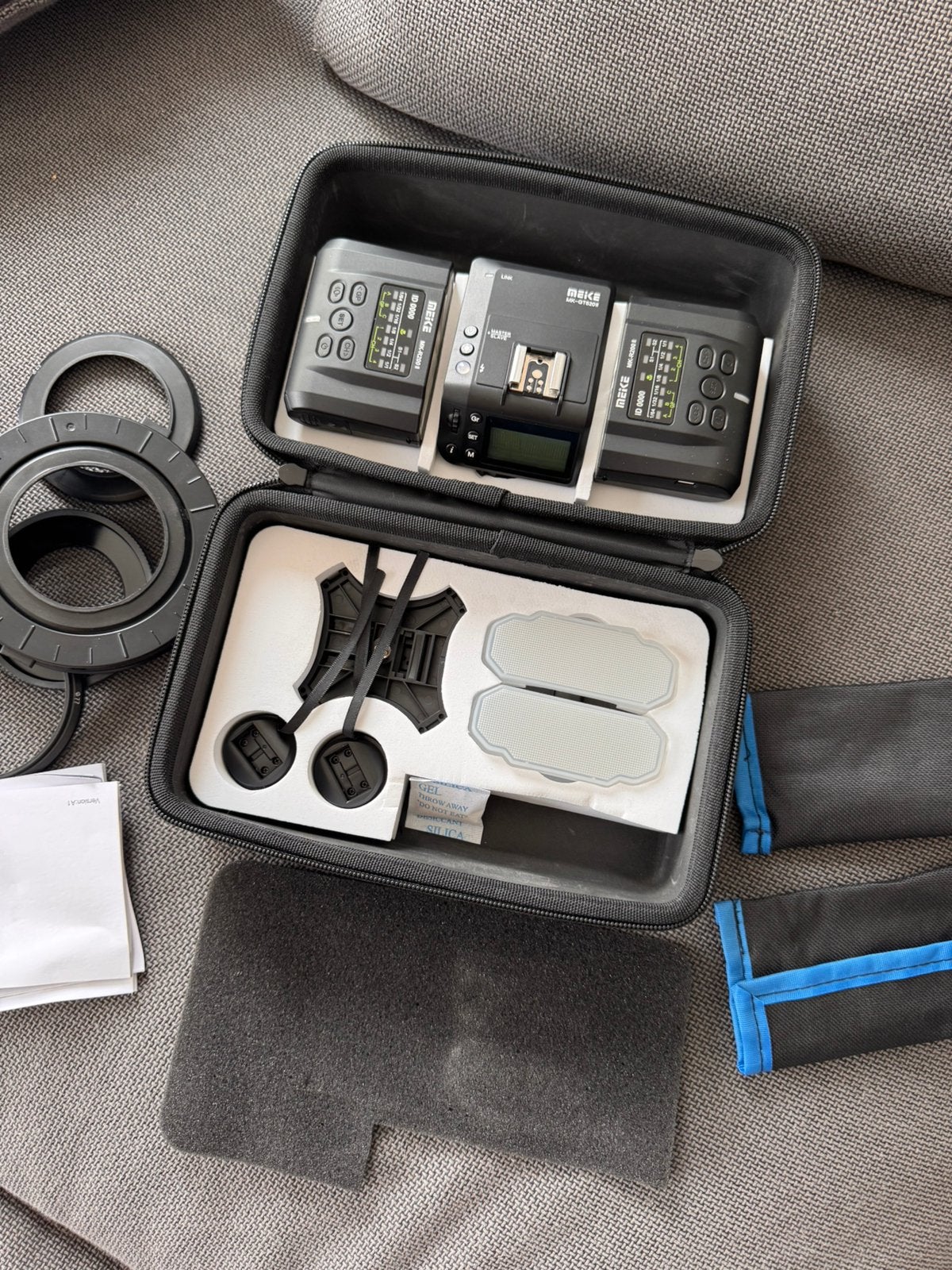 Meike MK-MT24 Macro Twin Flash Kit voor Canon – ongebruikt, Ophalen of Verzenden, Zo goed als nieuw, Canon