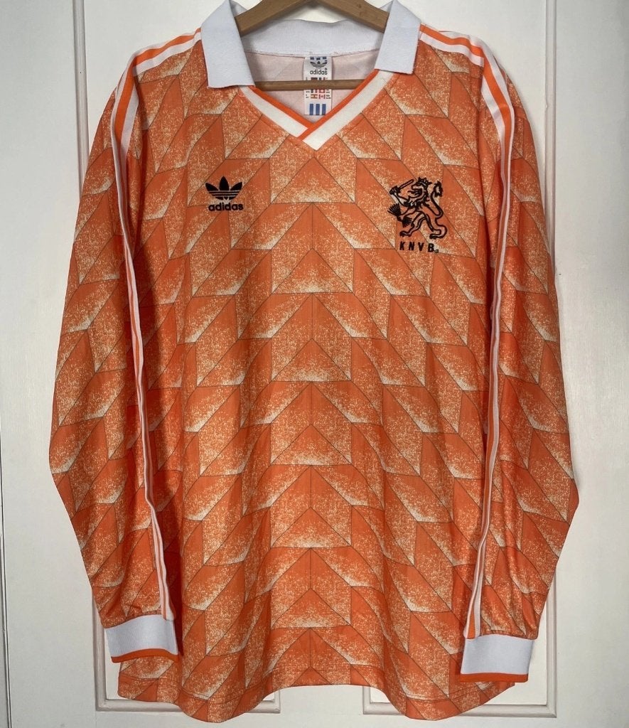 Nederlands 1988 Thuisshirt met lange mouwen, maat XL, Maat XL, Ophalen of Verzenden, Shirt