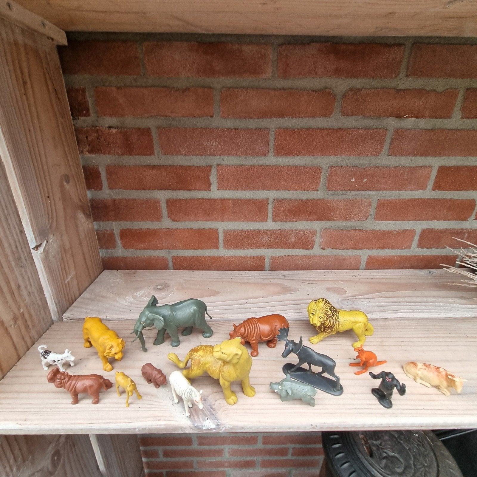 Verzameling plastic dierentuin dieren - Speelgoed, Ophalen of Verzenden, Gebruikt