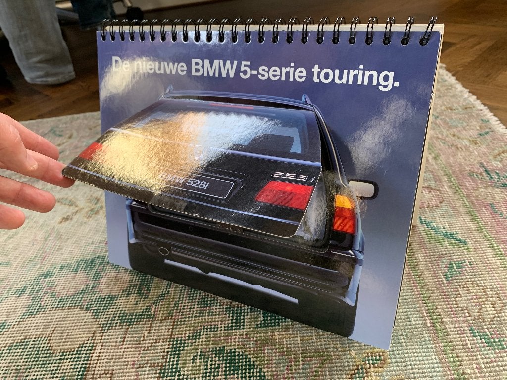 Product info map BMW 5 serie touring 1996 E39 Nederlands, Ophalen of Verzenden, Zo goed als nieuw, BMW, BMW
