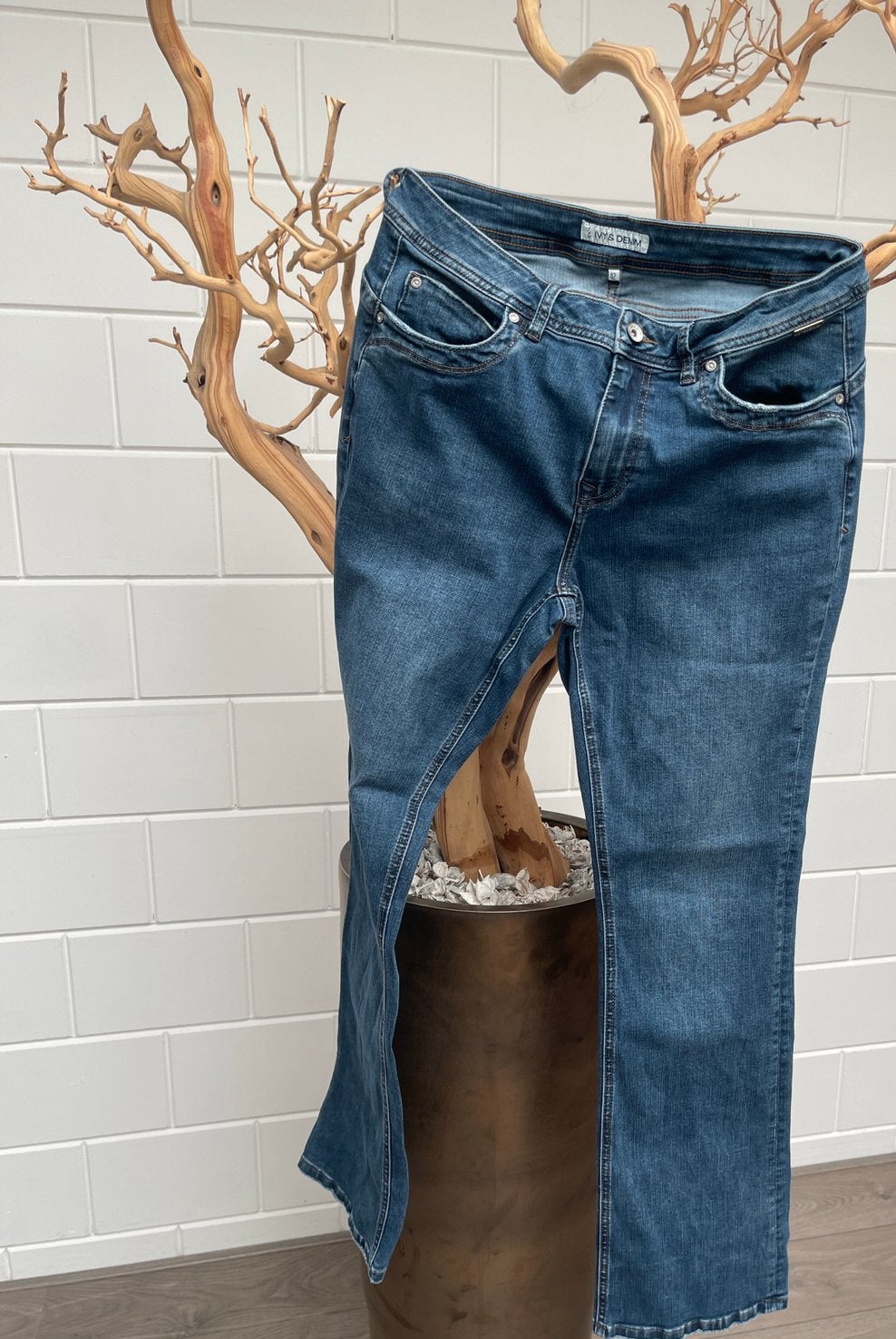 Ivy & Denim spijkerbroek, Ophalen of Verzenden, Zo goed als nieuw, Blauw, W33 - W36 (confectie 42/44)