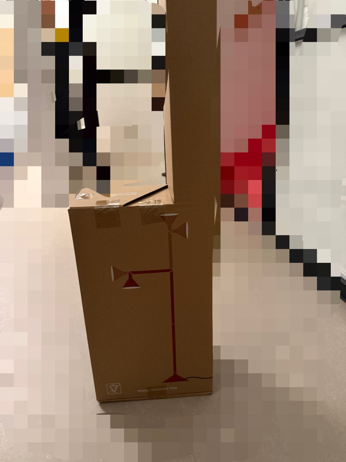 IKEA PS lamp donkerrood, Ophalen, Nieuw, Minder dan 100 cm