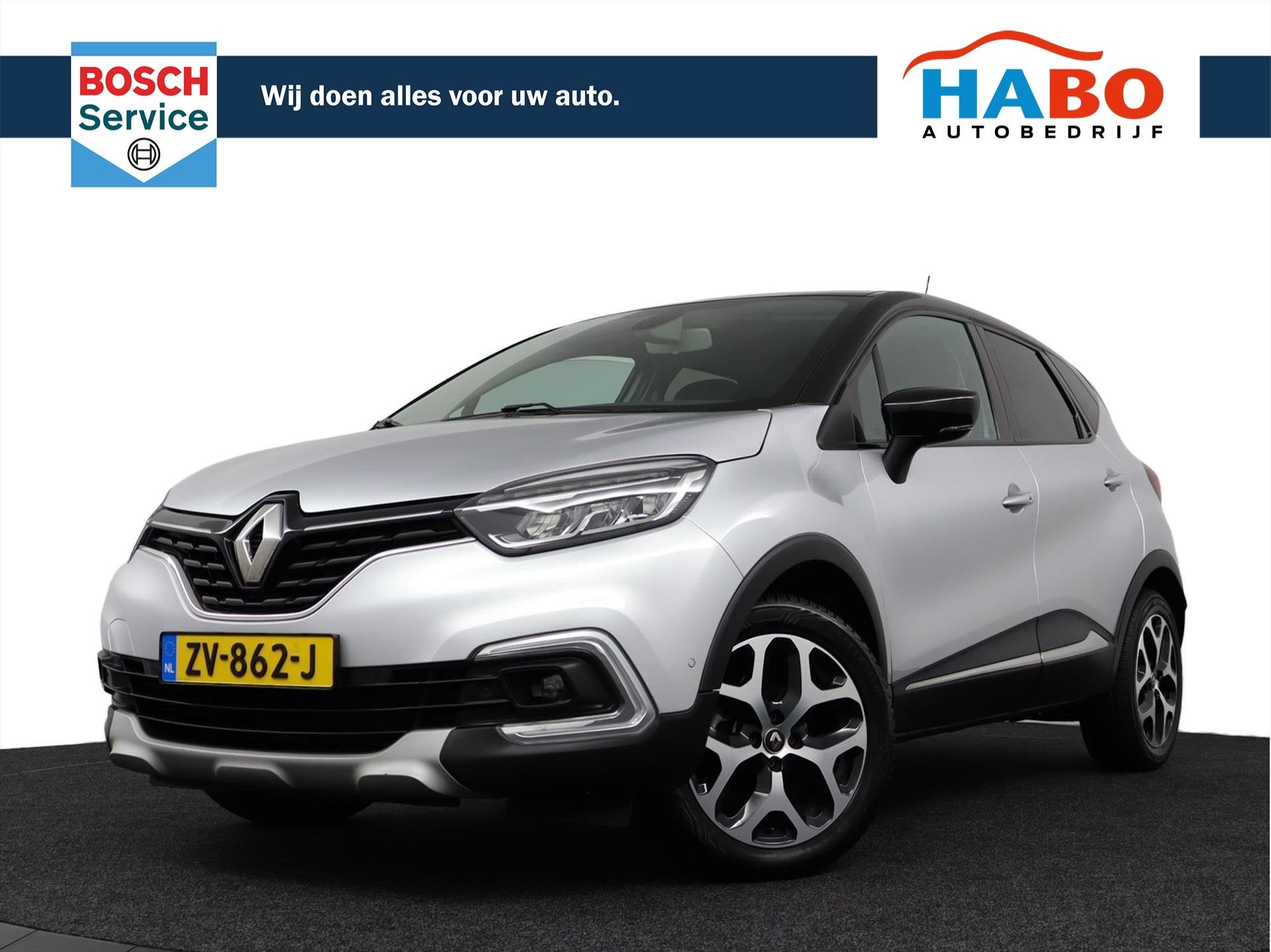 Renault Captur 0.9 TCE VERSION S ECC/CRUISE/NAV/CAMERA/KEYLE, Auto's, 898 cc, Stof, Gebruikt, Automatische klimaatregeling