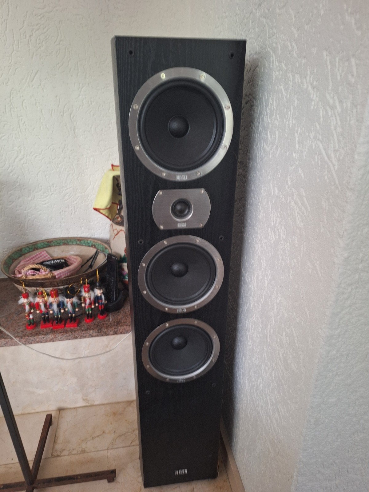 2 drie weg speakerzuilen met woofers., Gebruikt, Speakerset, Basreflex, Ophalen
