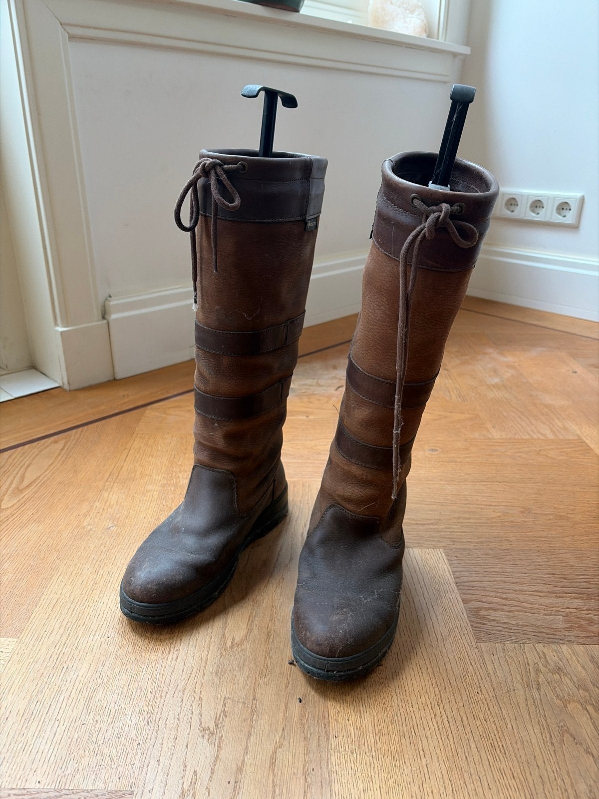 Dubarry laarzen, maat 38, te klein gekocht, Ophalen, Hoge laarzen, Bruin, Gedragen