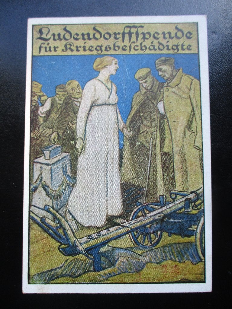 WO1 postkaart Ludendorff-Spende #1, Verzenden, Landmacht, Duitsland, Foto of Poster
