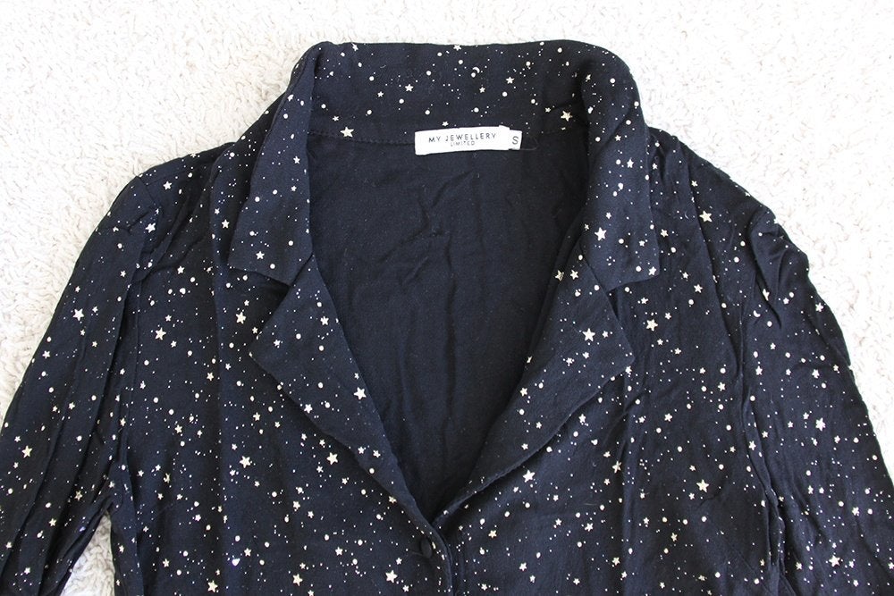 My Jewellery Blouse 100% Viscose - 95 (S) € 25,-, My Jewellery, Zwart, Ophalen of Verzenden, Zo goed als nieuw