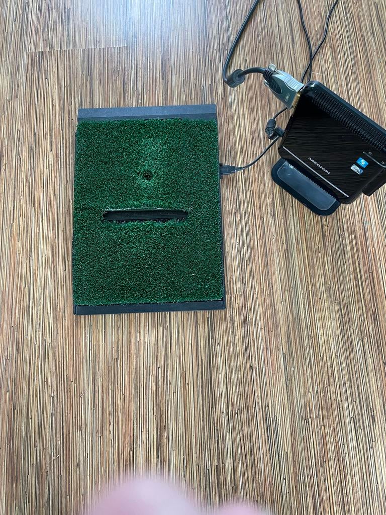 Golfsimulator Optishot2 inclusief Medion mini computer, Sport en Fitness, Golf, Ophalen, Gebruikt, Overige typen, Overige merken