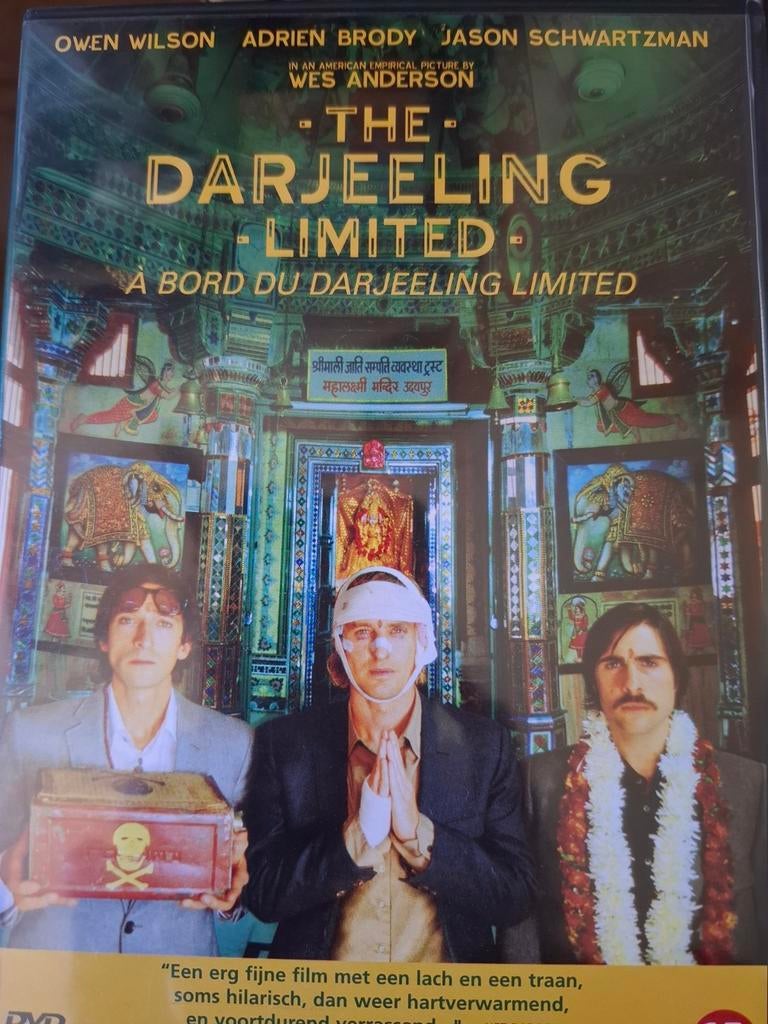 The Darjeeling Limited DVD - Wes Anderson film, Vanaf 9 jaar, Ophalen of Verzenden, Gebruikt, Drama