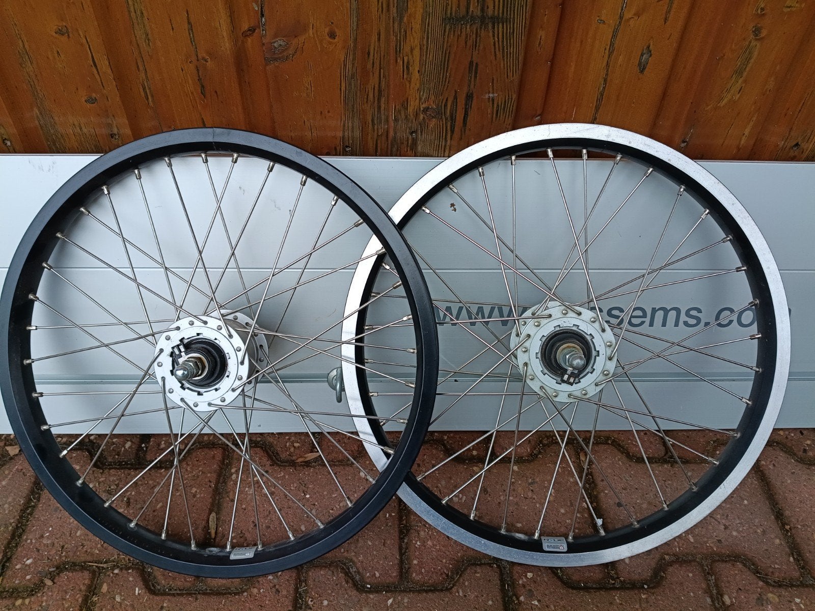 20 inch wielen geschikt voor bakfiets, fiets of fietskar, Wiel, Gebruikt, -, Bakfiets
