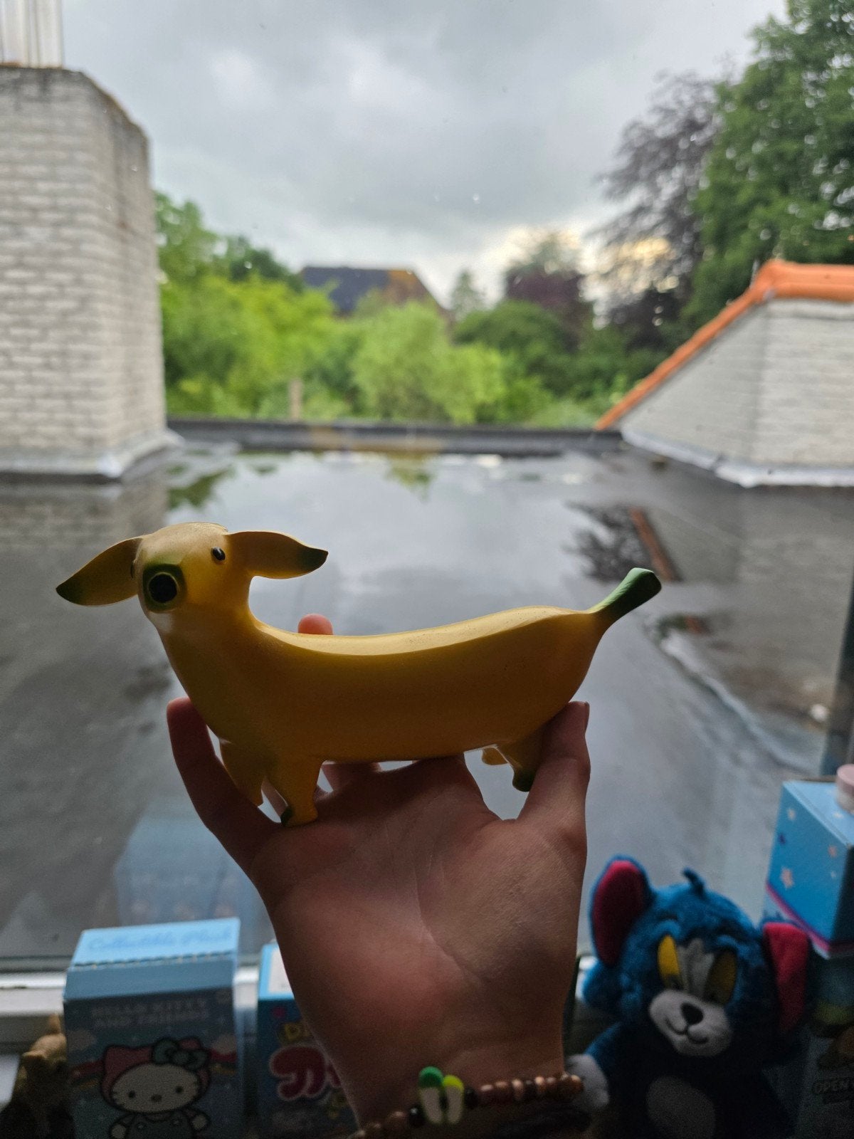 Banaan hond!, Eén persoon
