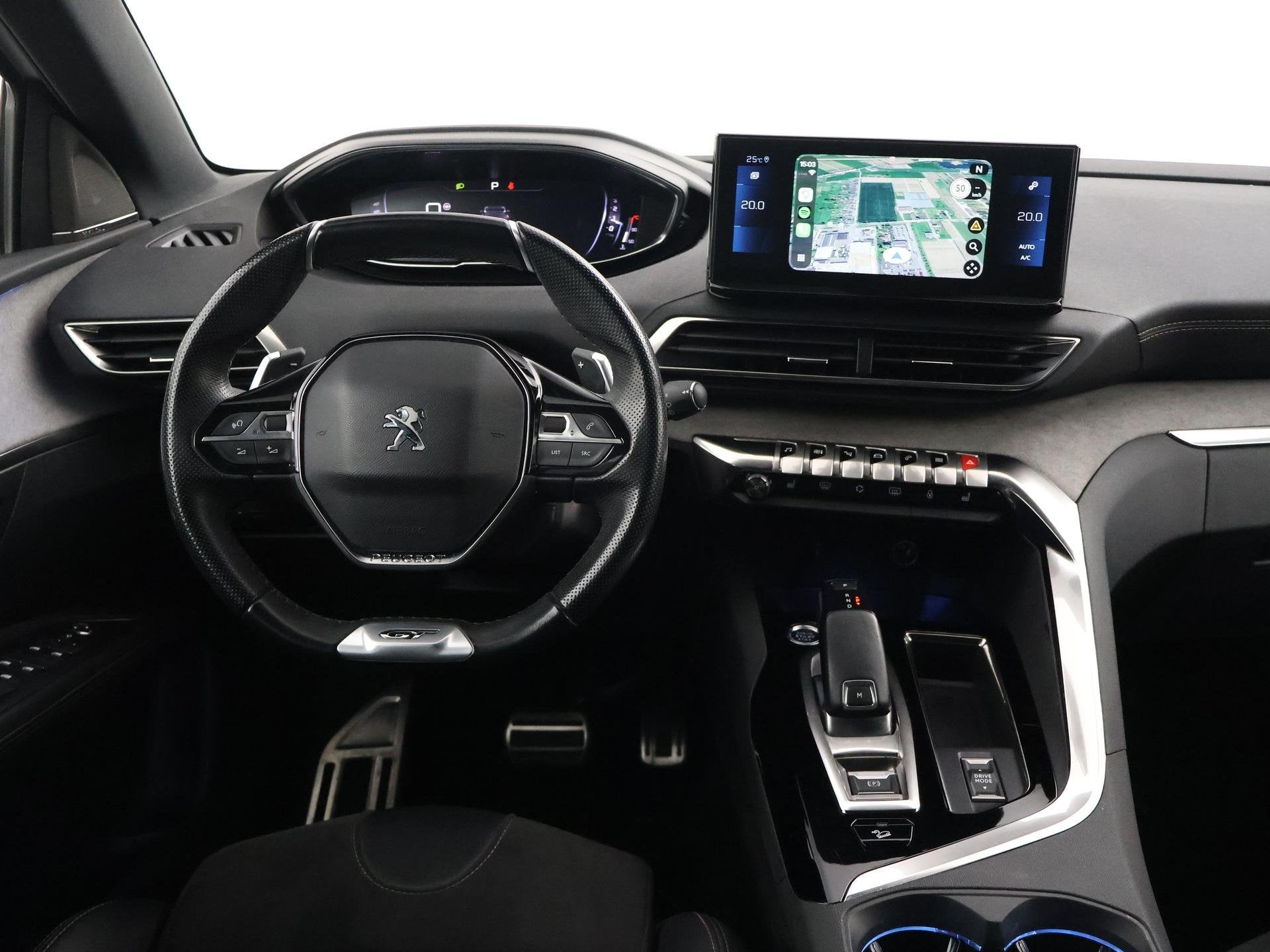 Peugeot 3008 1.6 PT GT 180 PK AUT. + AFN. TREKHAAK 1500 KG |, Auto's, Gebruikt, Euro 6, 4 cilinders, Wit