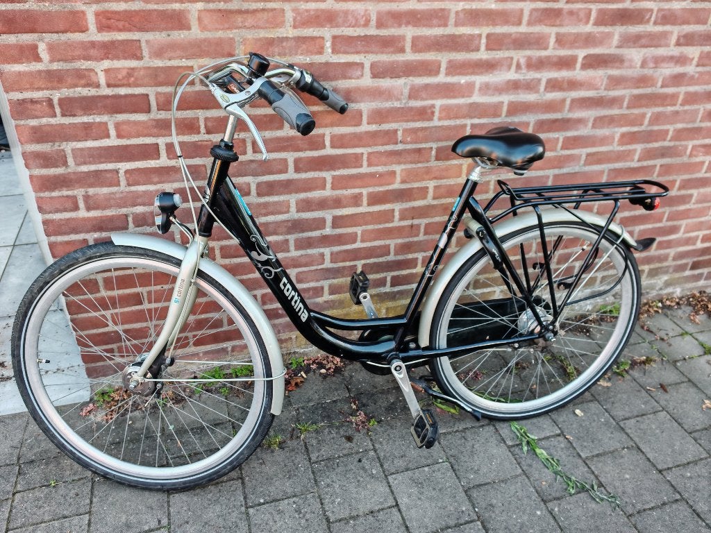 Moederfiets Cortina 51, Gebruikt, 0 zitjes, 50 tot 53 cm, Dubbele standaard