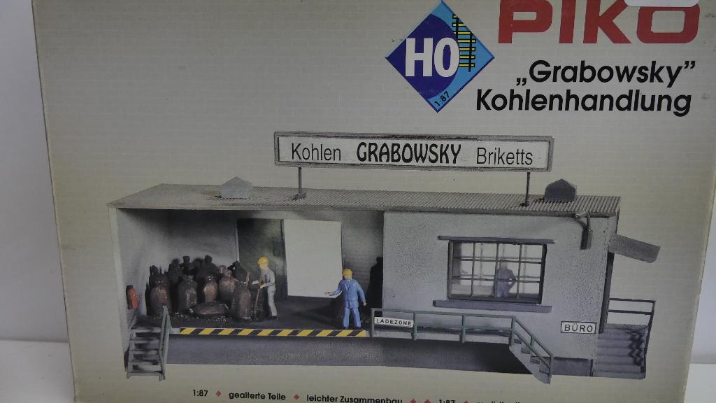 Piko H0 NIEUW bouwdoos Grabowsky Kohlenhandlung ovp 61108, Overige merken, Brug, Tunnel of Gebouw, Nieuw, Ophalen of Verzenden