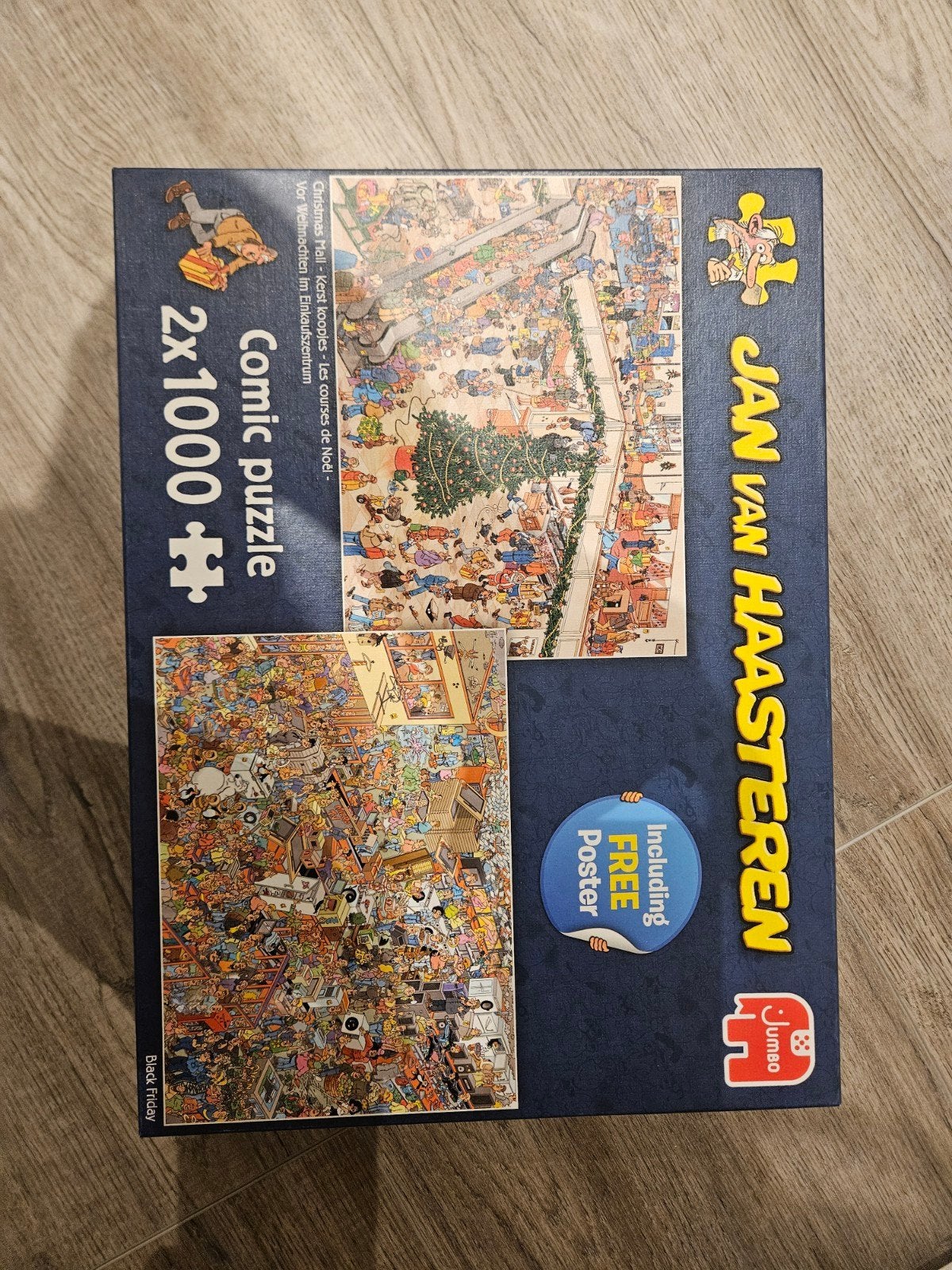 Jan van Haasteren Kerst koopjes en Black Friday puzzel, Ophalen of Verzenden, 500 t/m 1500 stukjes, Zo goed als nieuw, Legpuzzel