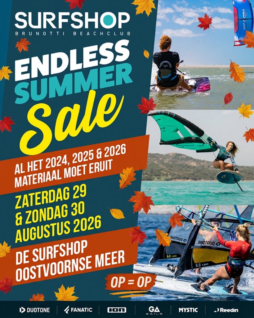 Endless Summer Sale bij De Surfshop, Ophalen, Nieuw, Surfshop@brunottibeachclub.com, Noordoostoever 3 - Oostvoorne