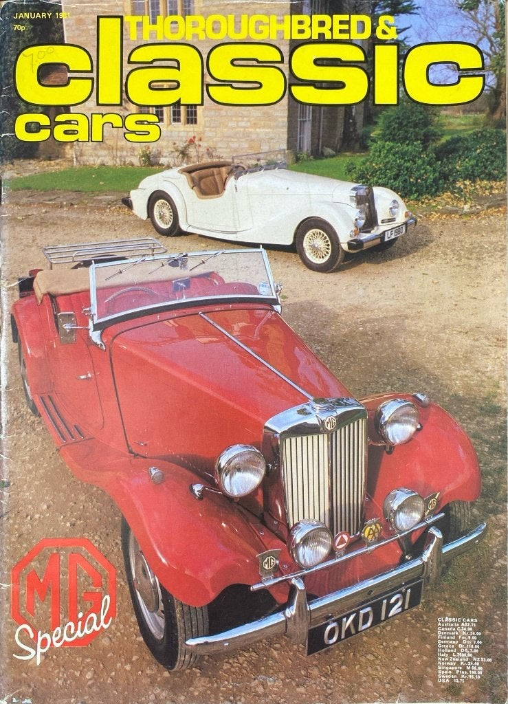 Thoroughbred & Classic Cars January 1981 Engels, Ophalen of Verzenden, Gelezen, Algemeen