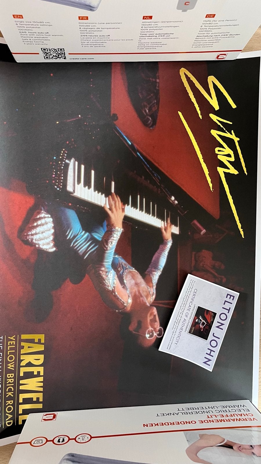 Elton John Farewell Yellow Brick Road Limited Edition, Antiek en Kunst, Kunst | Litho's en Zeefdrukken, Lithografie, Gelimiteerde oplage