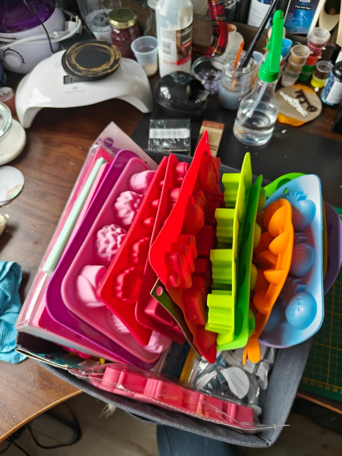 Heel veel silicone mallen, Ophalen, Zo goed als nieuw, Fantasie, Gereedschap of Toebehoren