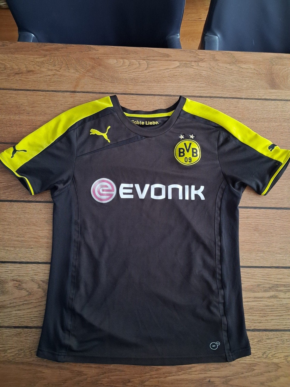 Borussia Dortmund Puma Voetbalshirt s shirt, Puma, Zwart, Ophalen of Verzenden, Voetbal