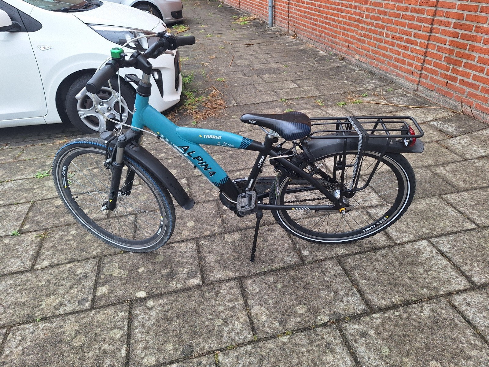 Alpina Yabber 22 inch kinderfiets, 22 inch, Gebruikt, Velgrem, Versnellingen
