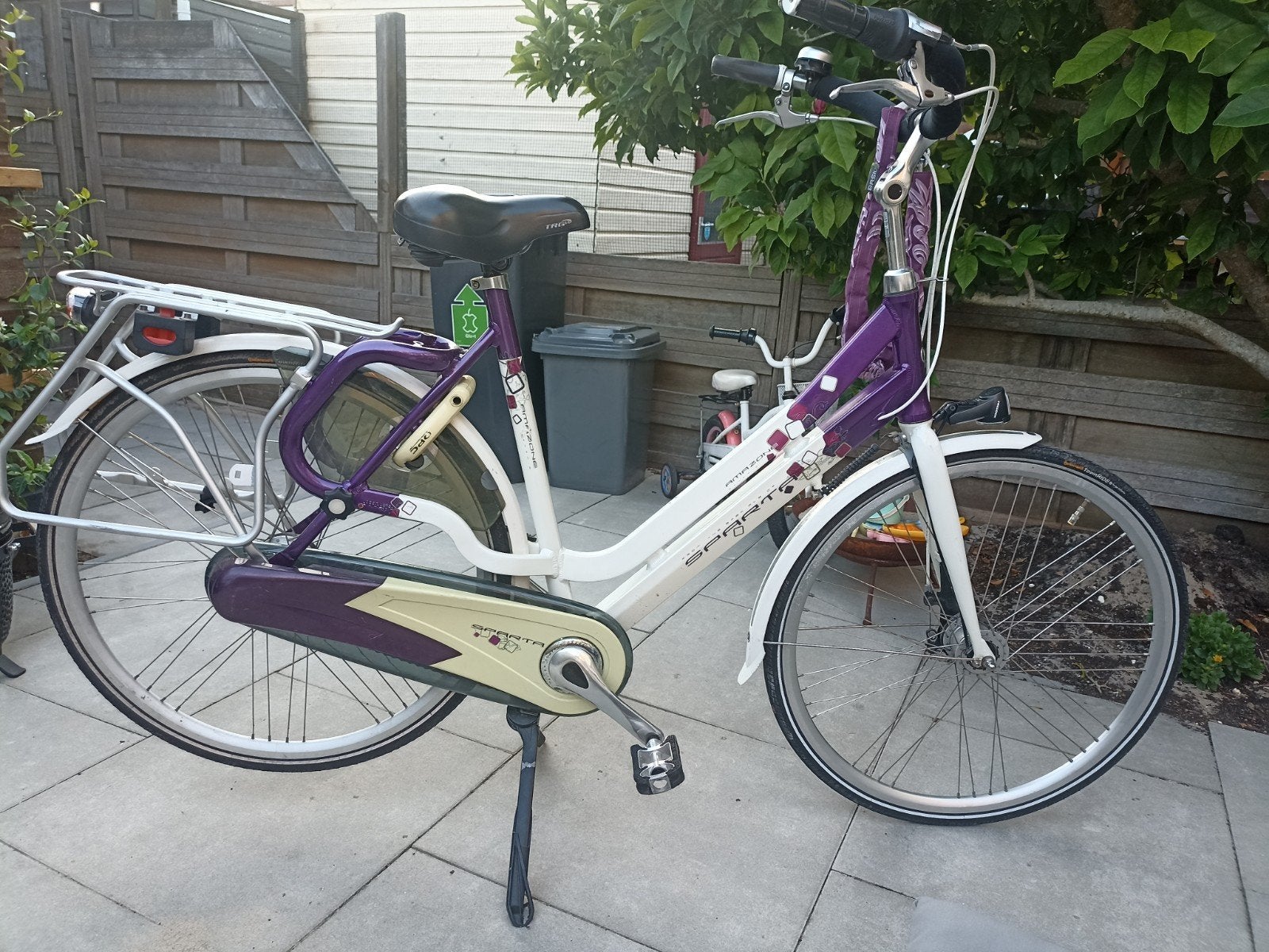 Moederfiets, Fietsen en Brommers, Ophalen, 2 zitjes, Gebruikt, Sparta
